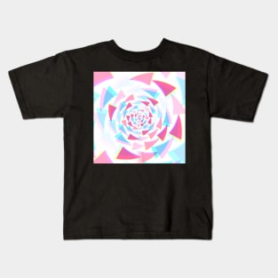 Tunnel Swirl Pastel Arrow Pattern Kids T-Shirt